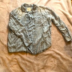 EUC Thread & Supply Chambray Button Down Size L